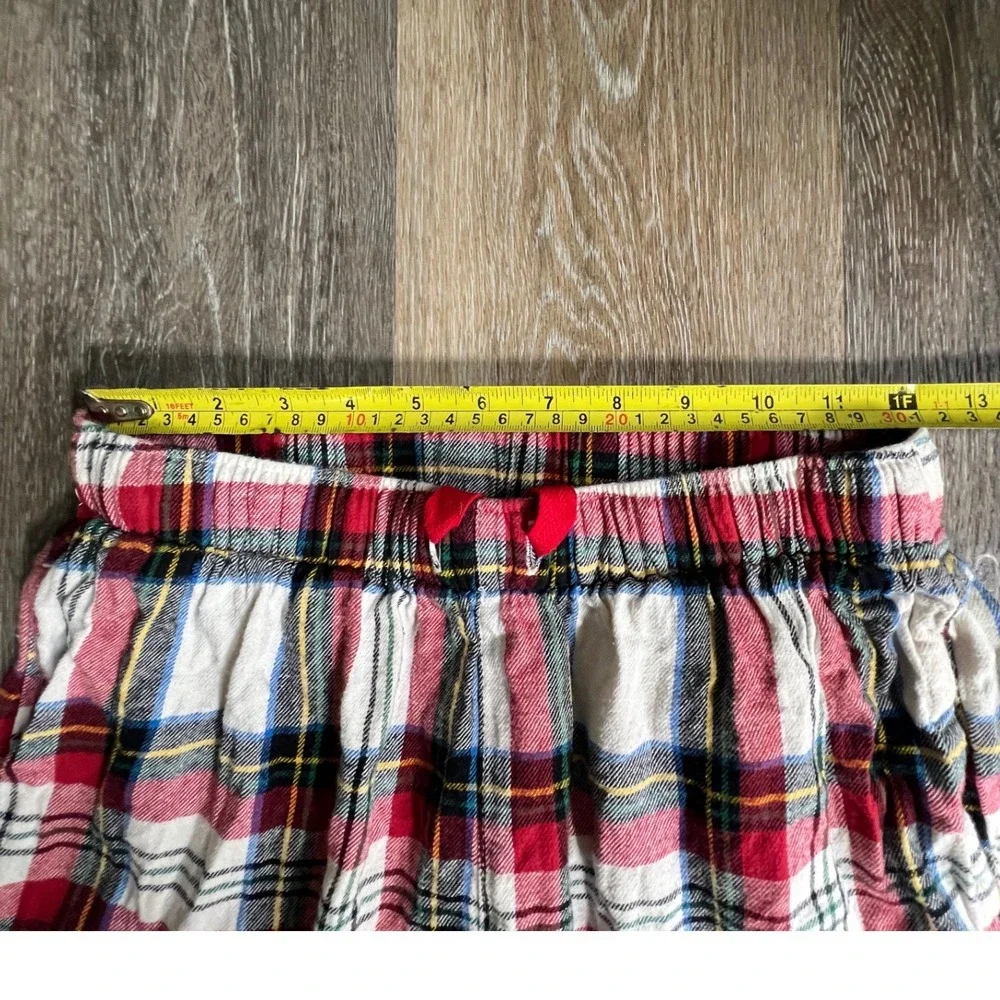 Old Navy Pajama Joggers Womens S Tall Red Plaid Flannel Sleep Pants Loungewear